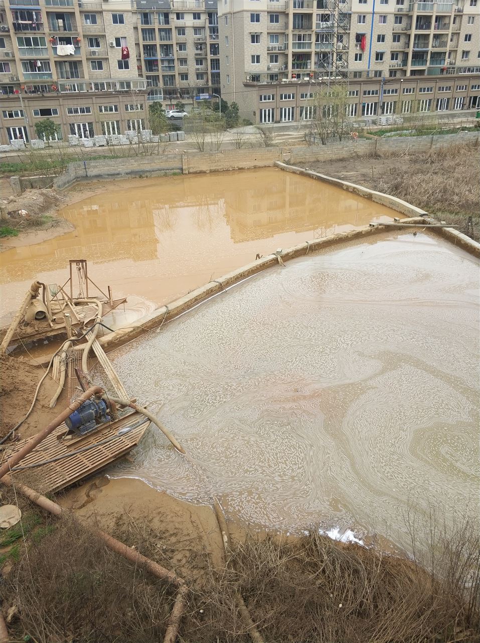 延寿沉淀池淤泥清理-厂区废水池淤泥清淤